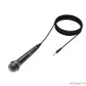 RITMIX RWM-101 black { 85 дБ, максимальная девиация: ± 30 КГц, переключатель вкл./выкл., 3 pin XLR - Jack 6.3 mm, 3 м, питание микрофона: 1,5 В (постоянный ток DC, батарейки АА)}