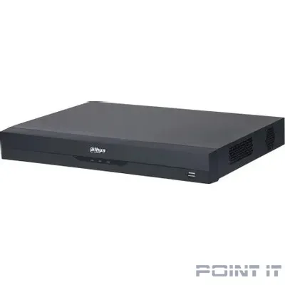 DAHUA DHI-NVR4232-EI 32-канальный IP-видеорегистратор 4K, H.265+, видеоаналитика, входящий поток до 256Мбит/с, 2 SATA III до 16Тбайт