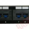 Патч-панель UTP, 10", 12 портов RJ45, cat.5е, 1U, Dual Type, Netko СКС, "J"