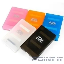 AgeStar 3UBCP1-6G (BLUE) USB 3.0 Внешний корпус 2.5&quot; SATA HDD/SSD AgeStar 3UBCP1-6G (BLUE) USB 3.0, пластик, синий, безвинтовая конструкция