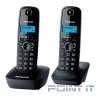 Panasonic KX-TG1612RUH (серый) {Доп трубка в комплекте,АОН, Caller ID,12 мелодий звонка,поиск трубки}