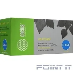 CF362X Тонер-картридж Cactus CS-CF362X желтый для HP CLJ M552dn/M553dn (9500стр.)