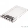 AgeStar USB 3.0 Внешний корпус 2.5&quot; SATAIII HDD/SSD AgeStar 3UB2P4 (TRANSPARENCY) пластик, прозрачный {50} (672691)(17312)