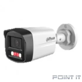 DAHUA DH-IPC-HFW1439TL1P-A-IL-0360B Уличная цилиндрическая IP-видеокамера Full-color 4Мп, 1/2.9” CMOS, объектив 3.6мм, ИК-подсветка до 30м, LED-подсветка до 20м, IP67, корпус: металл, пластик
