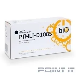 Bion MLT-D108S / PTMLT-D108S Картридж  для Samsung ML-1640/ 1641/ 2240/ 2241, черный, 1500 стр.  [Бион]