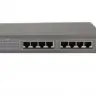 NS10808P PoE, коммутатор, настольный, 8 портовый, 8 PoE 802.3af 1Gbit портов, 15.4W, кабель питания ЕВРО, серый РАСПРОДАЖА