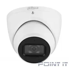 DAHUA DH-IPC-HDW3241EMP-S-0280B-S2 Уличная турельная IP-видеокамера с ИИ 2Мп, 1/2.8” CMOS, объектив 2.8мм, видеоаналитика, ИК-подсветка до 50м, IP67, корпус: металл