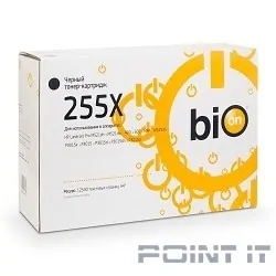 Bion CE255X Картридж для HP  LaserJet P3015, черный, 12500 стр.  [Бион]