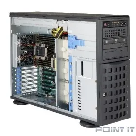 Supermicro CSE-745BAC-R1K23B Корпус SuperChassis 4U 745BAC-R1K23B/HDD(8)LFF/3x5.25&quot;/7xFHFL/2x1200W/8xSAS3/SAS2/SATA3/ 2x1200W