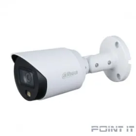 DAHUA DH-HAC-HFW1239TP-A-LED-0280B-S2 Уличная цилиндрическая HDCVI-видеокамера Full-color Starlight 2Мп, 1/2.8” CMOS, объектив 2.8мм, LED 20м, IP67, корпус: металл, пластик