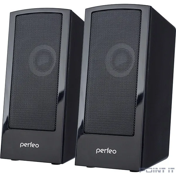 Perfeo колонки "CALIBR", 2.0, мощность 2х3 Вт, чёрн, USB
