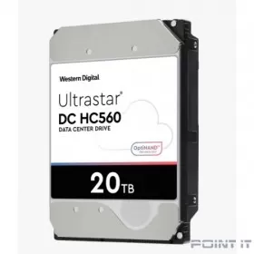 20Tb WD Ultrastar DC HC560 {SATA 6Gb/s, 7200 rpm, 512mb buffer, 3.5&quot;} [0F38752/WUH722020BLE604]
