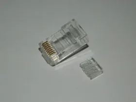 Коннектор RJ-45 Netko (8p8c) cat.6 универсальный, со вставкой, для одножильного и многожильного кабеля упаковка 100 шт. цена за шт
