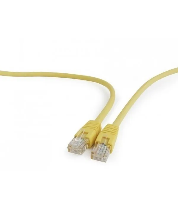 Патч-корд Netko СКС UTP4 cat.5e, 15.0м, литой коннектор, желтый РАСПРОДАЖА