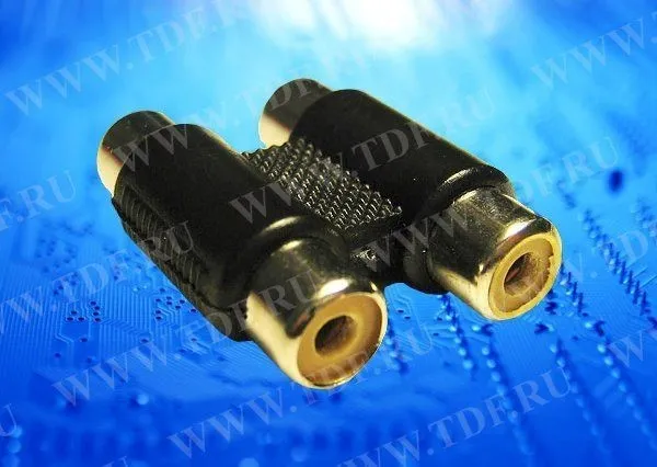 Переходник 2 гнезда RCA-2 гнезда RCA, Netko