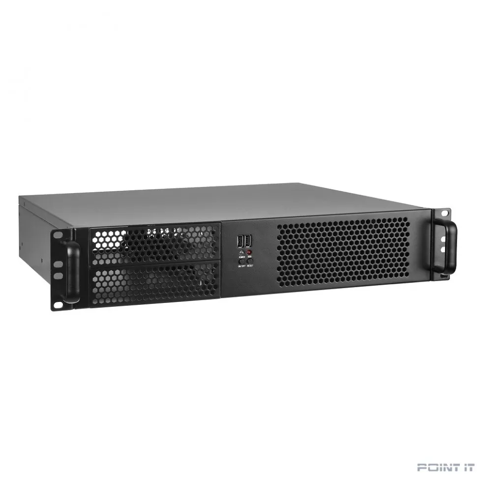 Exegate EX264958RUS Серверный корпус Exegate Pro 2U390-04 <RM 19", высота 2U, глубина 390, БП 500ADS, USB>