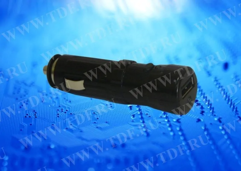 Автомобильное зарядное устройство USB, 1 порт, 5В, выходная сила тока 1А, LED фонарик (до 3х часов работы), черный, блистер, Netko РАСПРОДАЖА