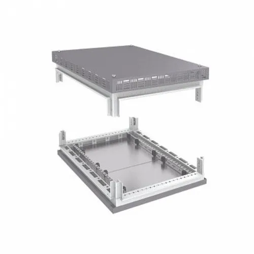 Крыша перфорированная и основание для IT корпусов CQE 600 x 1000 RAL7011