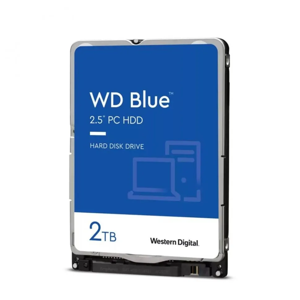Жесткий диск WESTERN DIGITAL Mobile HDD 2Тб 128 Мб 5400 об/мин 2,5" Thickness 7 мм WD20SPZX