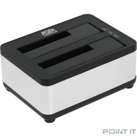 Док станция для HDD 2.5&quot;/3.5&quot; SATA AgeStar 3UBT8 (SILVER) clone, USB3.0, пластик+алюминий, серебристый,