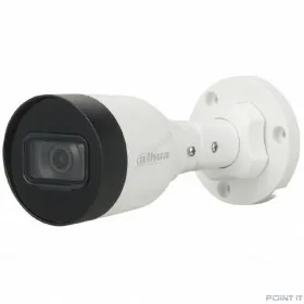 DAHUA DH-IPC-HFW1431S1P-0360B-S6 Уличная цилиндрическая IP-видеокамера 4Мп, 1/2.9” CMOS, объектив 3.6мм, обнаружение людей, ИК 30м, IP67, металл/пластик