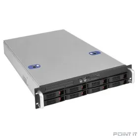 Exegate EX296378RUS Серверный корпус ExeGate Pro 2U660-HS08 &lt;RM 19&quot;, высота 2U, глубина 660, БП 1000ADS, 8xHotSwap, USB&gt;
