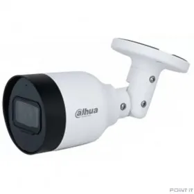 DAHUA DH-IPC-HFW1839TCP-A-IL-0280B-S6 Уличная цилиндрическая IP-видеокамера SmartDualLight 8Мп, 1/2.7” CMOS, объектив 2.8мм, обнаружение людей, микрофон, ИК 30м, LED 30м, IP67, металл/пластик