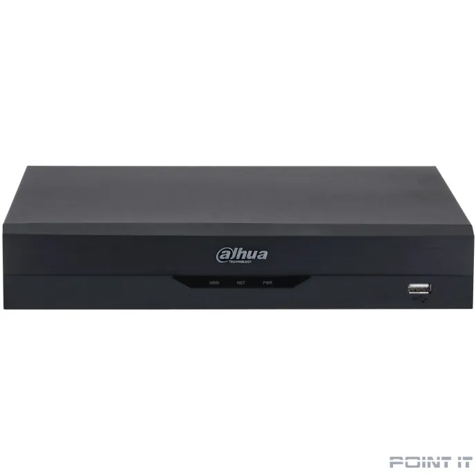 DAHUA DH-XVR5116HS-I3 16-канальный HDCVI-видеорегистратор с FR, видеоаналитика, до 24 IP каналов до 6Мп, 1 SATA III до 16Тбайт