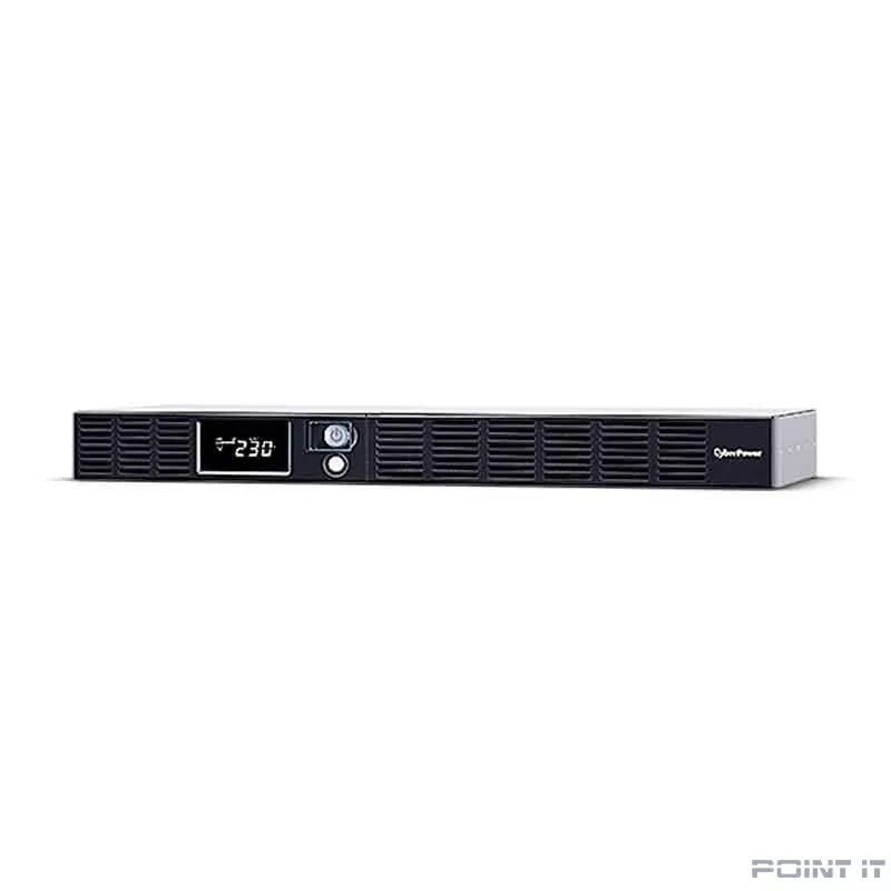 CyberPower OR600ERM1U ИБП {Line-Interactive, 600VA/360W USB/RS-232/SNMPslot /RJ11/45 (4+2 IEC С13)}