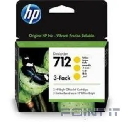 Картридж YELLOW NO.712 3PACK 3ED79A HP