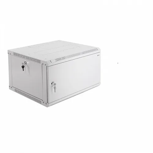 Шкаф телекоммуникационный настенный разборный ЭКОНОМ 6U (600x350) дверь металл