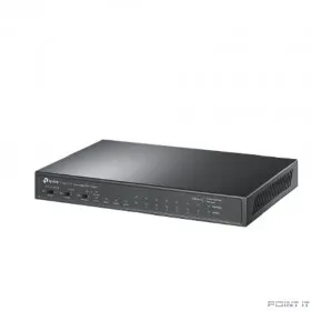 Сетевой коммутатор TP-LINK TL-SL1311P Type KVM switch 8x10Base-T / 100Base-TX 1xSFP 2xRJ45 Количество портов PoE+ 8 56.5 Вт TL-SL1311P