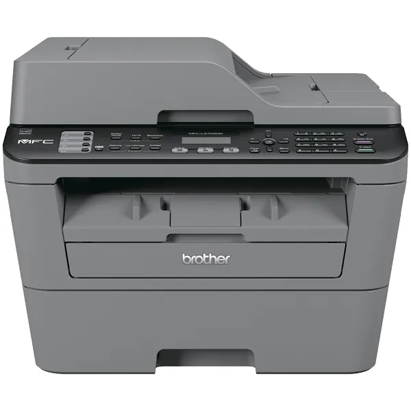 Brother MFC-L2700DNR (P/C/S/F, A4, 32Мб, 24стр/мин, GDI, Duplex, ADF35, LAN, USB, старт.тонер 700 стр, 3 года гарантии)