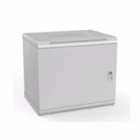  					Шкаф настенный 19-дюймовый (19), 15U, 775x600х600мм, стальная дверь, несъемные стенки, 1 пара профилей, цвет серый (RAL 7035) (собранный)				 