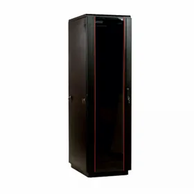  					Шкаф телекоммуникационный напольный 42U (600х800) дверь стекло черный				 