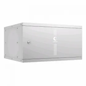  					Шкаф телекоммуникационный настенный 19 6U, серия LIGHT разборный, дверь металл, цвет серый				 