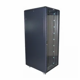  					Шкаф напольный 19, 47U, 2289x600х1000, передняя стеклянная дверь, задняя перфорированная дверь, регулируемые ножки, ролики, съемные боковые панели				 