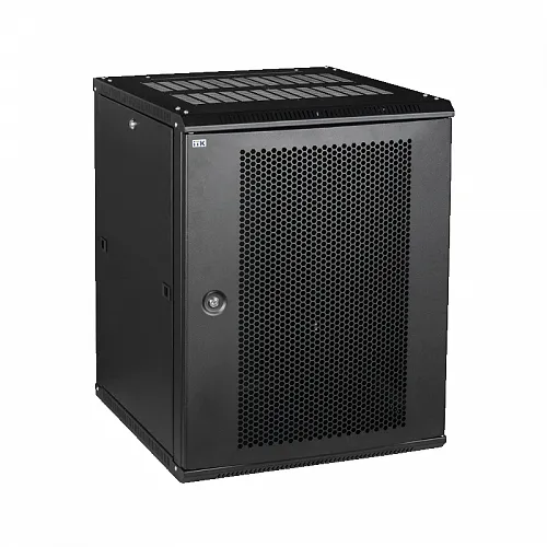 ITK Шкаф LINEA W 9U 600x450 мм дверь перфорированная, RAL9005