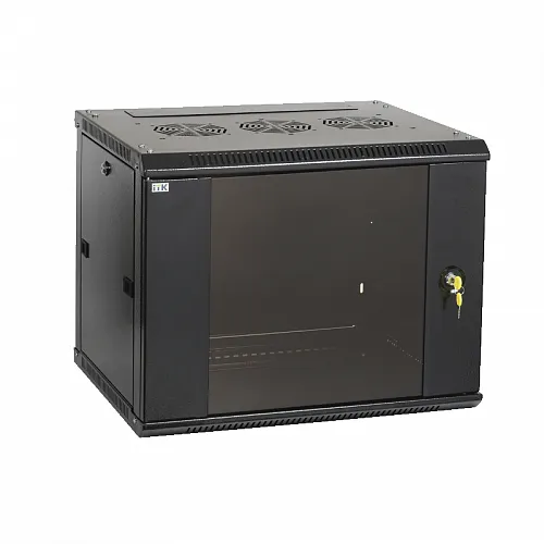 ITK Шкаф LINEA W 18U 600x450 мм дверь стекло, RAL9005