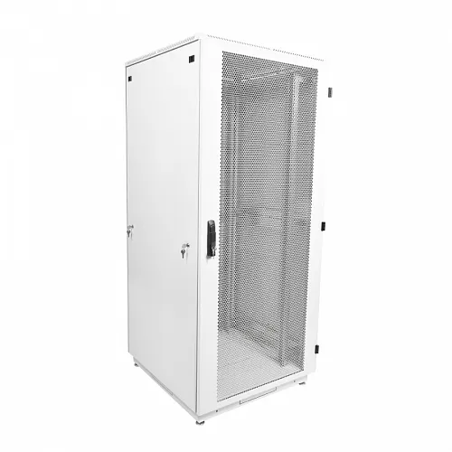Шкаф телекоммуникационный напольный 38U (600x800) дверь перфорированная 2 шт.