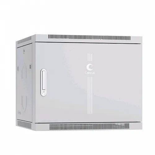 Шкаф телекоммуникационный настенный 19 9U 600x600x501mm (ШхГхВ) дверь металл