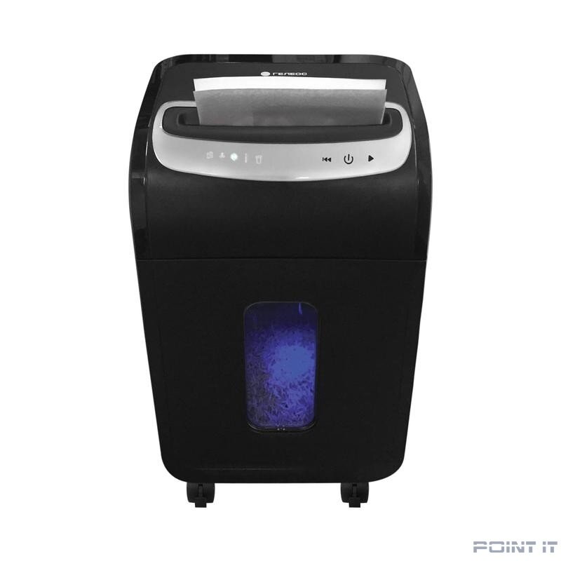 ГЕЛЕОС Уничтожитель документов УМ35-5, (DIN P-5), фрагмент 1,9х14мм, 24-27 лист (70г/м2), CD/пл.карты/скрепки/скобы, 35 литров