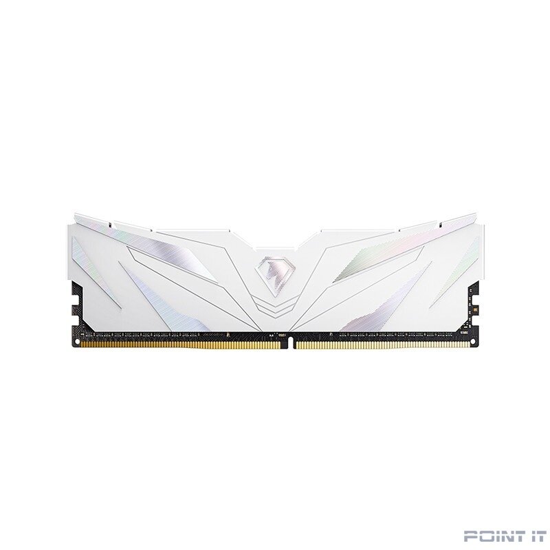 Модуль памяти DDR4 Netac Shadow II 8GB 3600MHz CL18 1.35V / NTSWD4P36SP-08W / White / with radiator