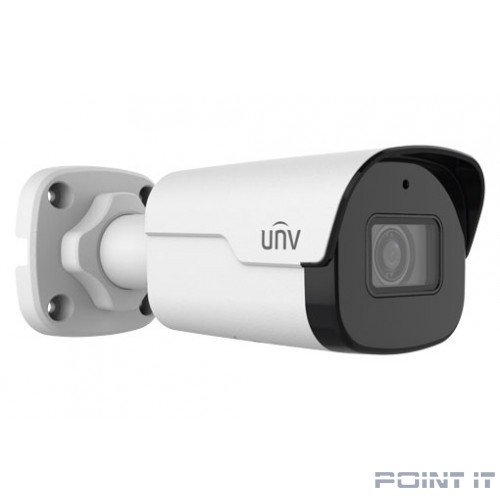 Uniview IPC2122SB-ADF40KM-I0-RU Видеокамера IP цилиндрическая, 1/2.8" 2 Мп КМОП @ 30 к/с, ИК-подсветка до 40м., LightHunter 0.001 Лк @F1.6, объектив 4.0 мм, WDR, 2D/3D DNR, Ultra 265, H.265, H.264, MJ