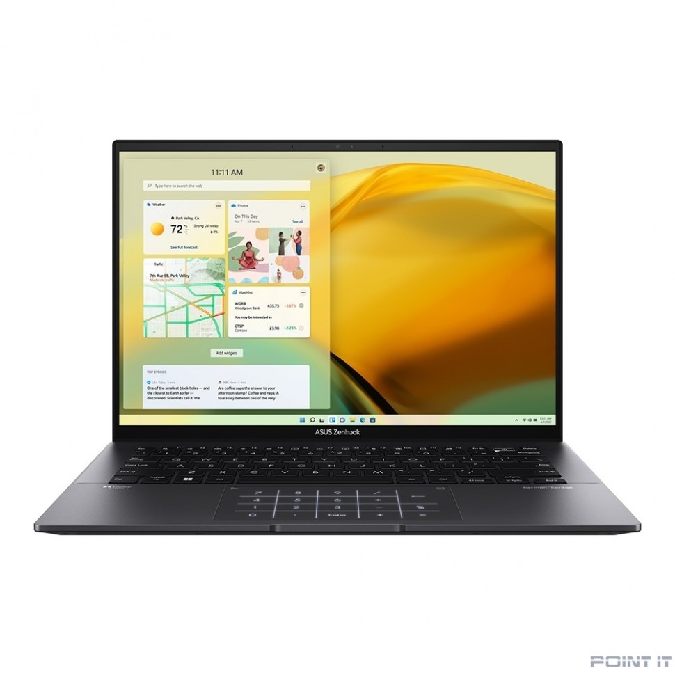 Ноутбук ASUS Zenbook 14 UM3402YA [90NB0W95-M01LK0] Black 14" {WQXGA (2560 x 1600) Ryzen 5 7430U/16Gb/1Tb SSD/VGA int/noOS}