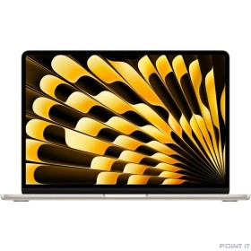 Ноутбук Apple MacBook Air 13-inch 2025 [MW0Y3HN/A] (КЛАВ.РУС.ГРАВ.) Starlight 13.6&quot; Liquid Retina {(2560x1600) M4 10C CPU 8C GPU/16GB/256GB SSD/рекоменд.переходник 11007065} (A3240)