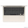 Ноутбук Apple MacBook Air 13-inch 2025 [MW0Y3HN/A] (КЛАВ.РУС.ГРАВ.) Starlight 13.6" Liquid Retina {(2560x1600) M4 10C CPU 8C GPU/16GB/256GB SSD/рекоменд.переходник 11007065} (A3240)