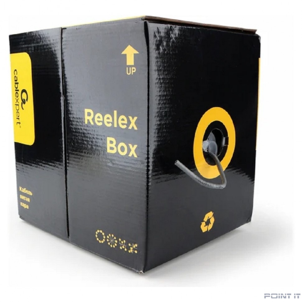 Cablexpert [UPC-5040E-SOL/100] Кабель UTP кат.5e, 4 пары, 0.40 мм 100м, ССА одножильный