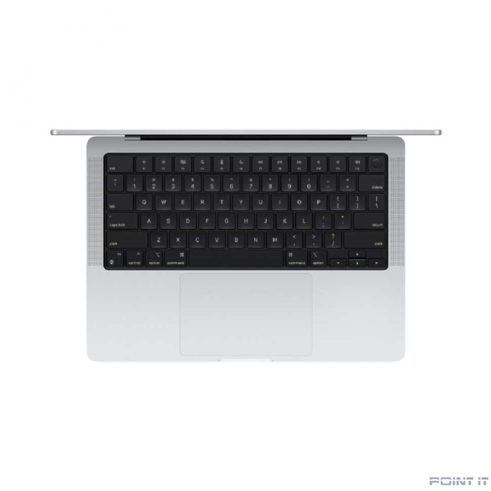 Ноутбук Apple MacBook Pro 14-inch 2024 [MX2F3HN/A] (КЛАВ.РУС.ГРАВ.) Silver 14.2" Liquid Retina XDR {(3024x1964) M4 Pro 14C CPU 20C GPU/24GB/1TB SSD/без переходника на EU арт.11007065}