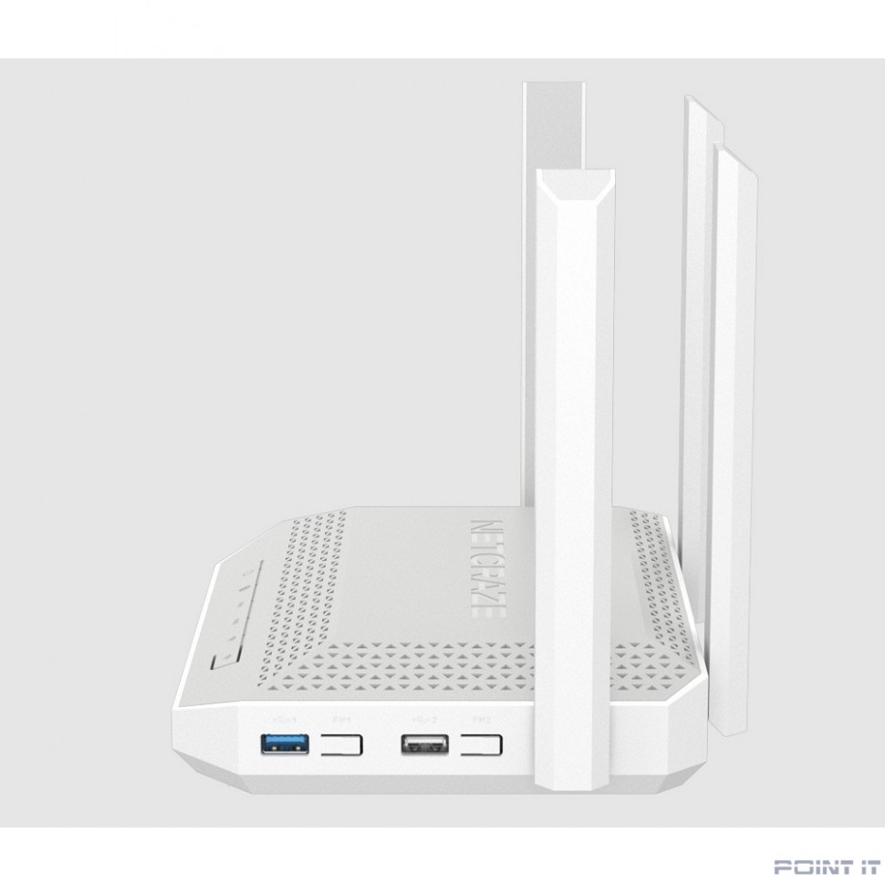 Netcraze Giga (NC-1012) Мультигигабитный интернет-центр с Mesh Wi-Fi 6 AX3000, Smart-коммутатором 1?2.5G/SFP и 4?1G, многофункциональными портами USB 3.0 и 2.0